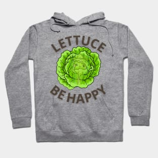 lettuce be happy,Lettuce Be Friends, sticker, vegan, vegetarian, funny vegan, eat plants, vegan joke, lettuce be friends, lettuce, friends, vegetarian sticker, vegetarian masks, vegetarian phone cases, leafy green Hoodie